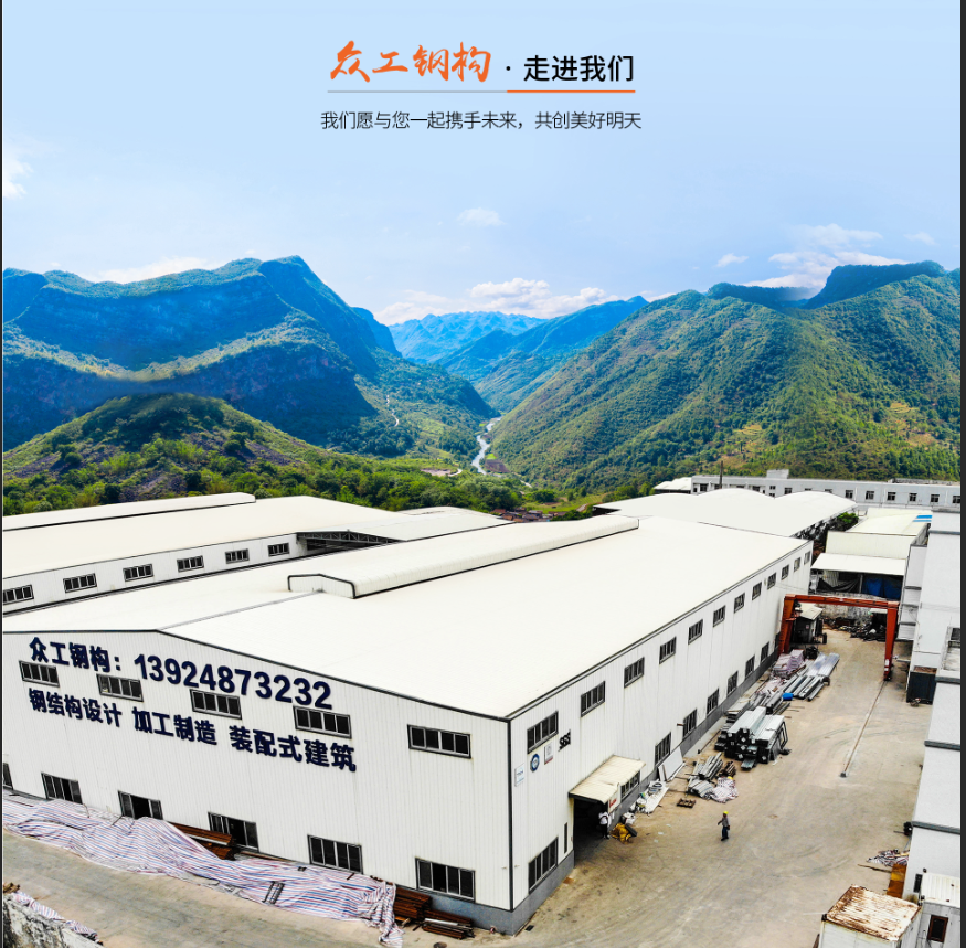 【眾工鋼結構工程案例】—— 廣西智佳大食品公司鋼結構車間(圖1)